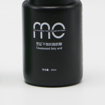 Medicine Powder Capsule 70ml PET Plastic Bottle with Screw Cap and Label Printing