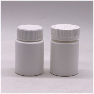 80ml HDPE Bottle Wide Mouth Empty Capsule Containers with Screw Cap and Kid Safety Cap