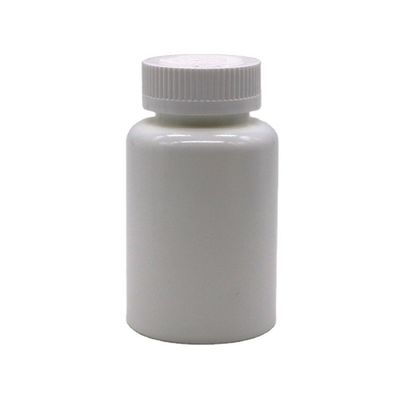 Customized Logo 175mL Round Shape PE Plastic Bottle for Solid Tablet Capsule Storage