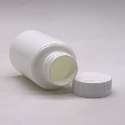 Customized Logo 175mL Round Shape PE Plastic Bottle for Solid Tablet Capsule Storage