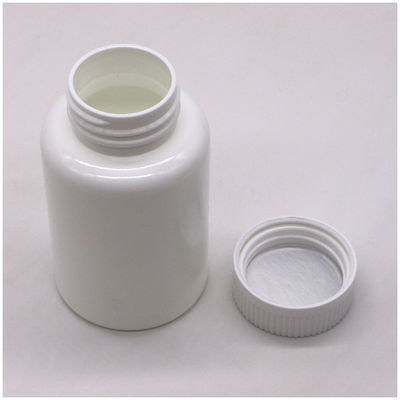 Customized Logo 175mL Round Shape PE Plastic Bottle for Solid Tablet Capsule Storage