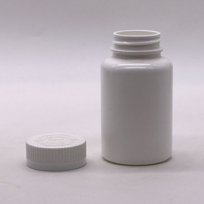 Collar Material PE 150ml Empty Round Plastic Bottle with Child Resistant Lids