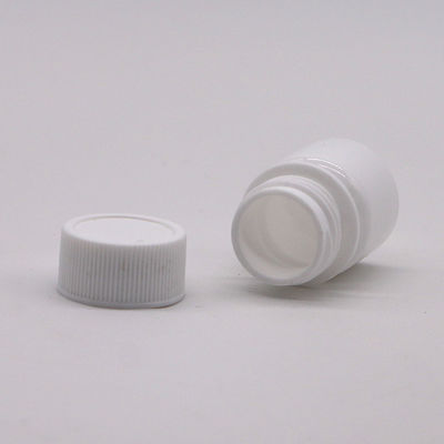 Medicine Solid Tablet Capsule Storage PE Plastic Bottle 5mL Round Shape with Screw Cap