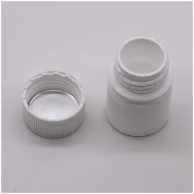Medicine Solid Tablet Capsule Storage PE Plastic Bottle 5mL Round Shape with Screw Cap