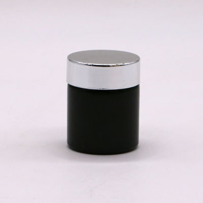 Refillable 40ml/1.3oz PET Pill Capsule Fish Oil Bottle with Silver Aluminum Screw Cap