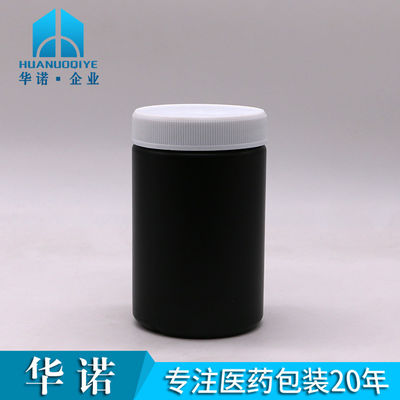 Medicine Industrial 250ml HDPE Customized Plastic Food Jar with Screw Cap and Heat Induction Liner