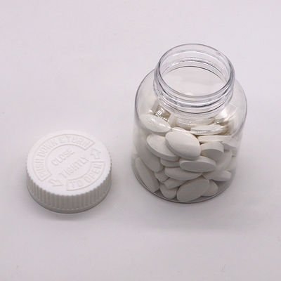 Child Proof Lids 180ML PET Bottle for Pill/Vitamin/Capsule Sealing Type SCREW CAP