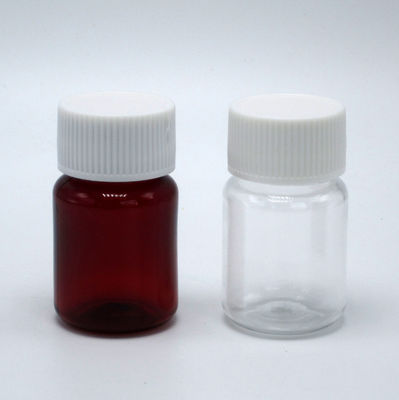 15ml Custom Service PET Plastic Pill Bottle with Child Safety Cap Recyclable BPA-free
