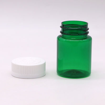 SCREW CAP 2OZ 60ML PET Collar Bottle for Drug-Grade Medicine Supplement Packaging