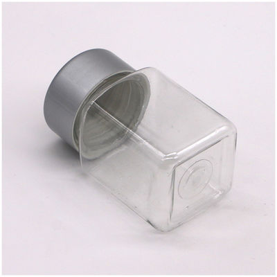 60ml PET Plastic Square Bottles with Plastic Screw Cap for Tablets Pill Capsule