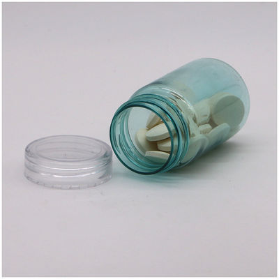 Health Care 70ML PET Plastic Capsule Pill Bottle with Gold Silver Cap