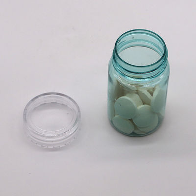 Health Care 70ML PET Plastic Capsule Pill Bottle with Gold Silver Cap