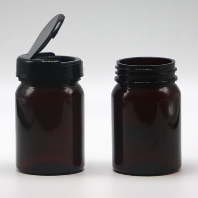 Screen Printing 80ML PET Medical Plastic Refillable Bottle for Capsule Pill