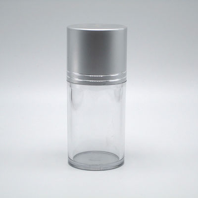 80mL PET Cylinder Shape Wide Mouth Plastic Transparent Bottle with Easy to Aluminum Lids