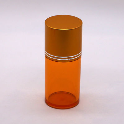 80mL PET Cylinder Shape Wide Mouth Plastic Transparent Bottle with Easy to Aluminum Lids
