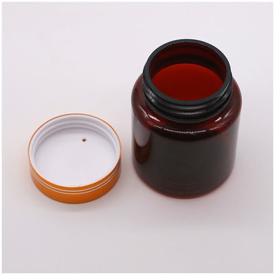 Gold Coating Cap PET Medicine Bottle for Pill Tablet Capsule 100cc Refillable and Sterile
