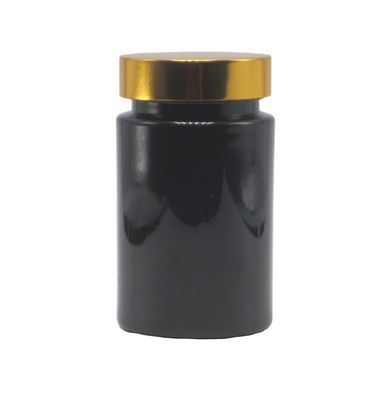 Base Material PET 120ml Black Plastic Bottle for Supplement Pill Capsule Medicine