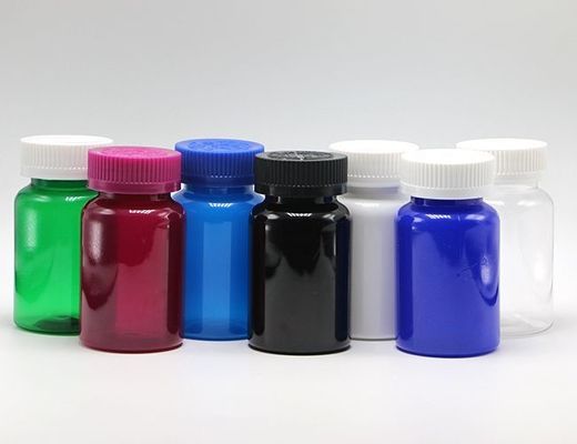 Translucent Supplement Bottles 120mL 4oz PET Capsule Bottles with Safety Cap