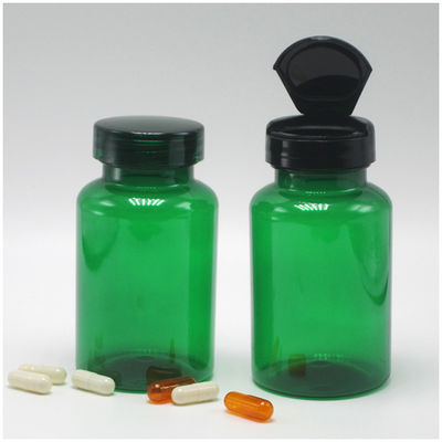 Translucent Supplement Bottles 120mL 4oz PET Capsule Bottles with Safety Cap