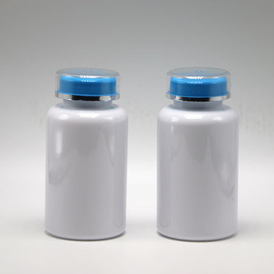 Medicine Pill Powder Capsule Tablet 90CC PET Plastic Bottle with Screw Cap and OEM Service