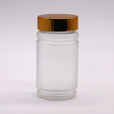 PET Collar 120ml Bamboo Shape Plastic Bottle Screw Cap for Pill Capsule Tablet Medicine Supplement