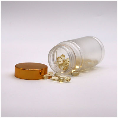 PET Collar 120ml Bamboo Shape Plastic Bottle Screw Cap for Pill Capsule Tablet Medicine Supplement