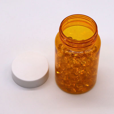 Free Samples 150ML/CC PET Plastic Orange Bottle For Medicine Pill Supplement Bottle
