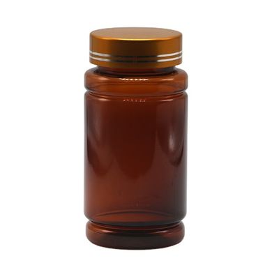 Child Resistant Lids PET Bamboo Shape Plastic Bottle for Pill Capsule Tablet Medicine Supplement