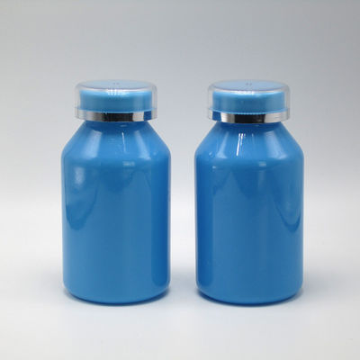 Child Resistant Lids PET Pill Containers 250mL Capacity for Pharmacy Medicine Bottles