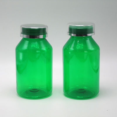 Child Resistant Lids PET Pill Containers 250mL Capacity for Pharmacy Medicine Bottles