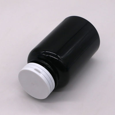 Customize Color PET 250ml Round Plastic Bottle for Medicine Capsule Container