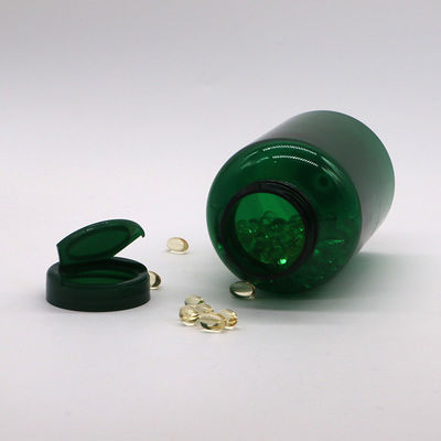 SCREW CAP 350ML PET Medical Plastic Refillable Bottle for Refillable Medicine Capsule