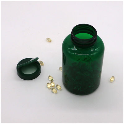 SCREW CAP 350ML PET Medical Plastic Refillable Bottle for Refillable Medicine Capsule