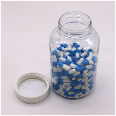 500ml Plastic PET Medicine Container with Screen Printing and Child Resistant Cap