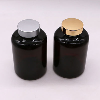 SCREW CAP and Customized Color Label Stickers for 500ml Plastic PET Medicine Container