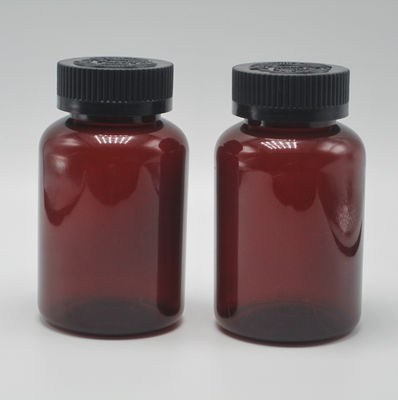 SCREW CAP 180ml PET Plastic Pill Bottle for Pill Powder Capsule Tablet HOT SEAL