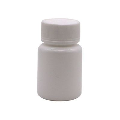 30mL HDPE Portable White Plastic Powder Medicine Pill Tablet Bottles Container with Child Safety Cap