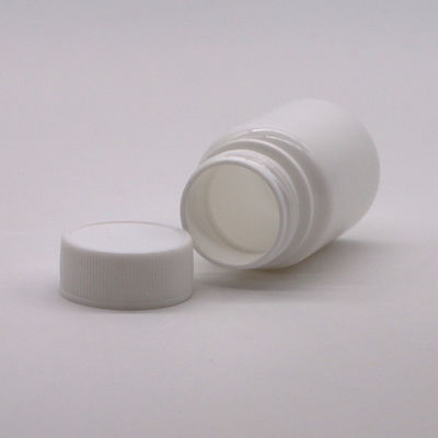 30mL HDPE Portable White Plastic Powder Medicine Pill Tablet Bottles Container with Child Safety Cap