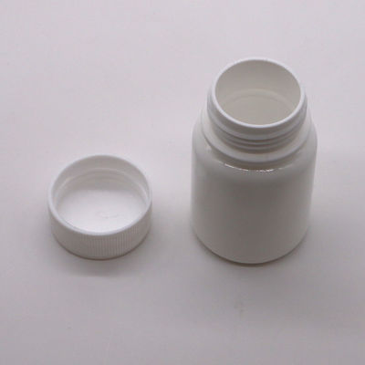 30mL HDPE Portable White Plastic Powder Medicine Pill Tablet Bottles Container with Child Safety Cap