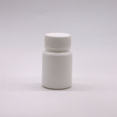 30mL HDPE Portable White Plastic Powder Medicine Pill Tablet Bottles Container with Child Safety Cap