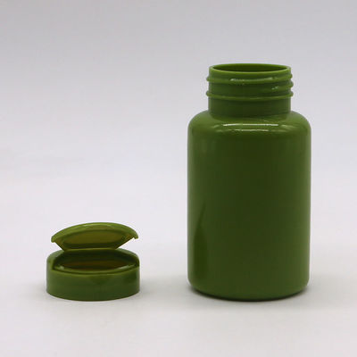 Plastic HDPE Bottle 150ml 5oz Wide Mouth Empty Capsule Containers with Flip Cap
