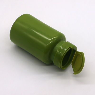 Plastic HDPE Bottle 150ml 5oz Wide Mouth Empty Capsule Containers with Flip Cap