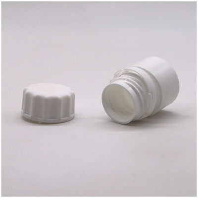 20ml White HDPE Refillable Solid Medicine Capsule Pill Tablet Plastic Bottle Jar for Other Medicine