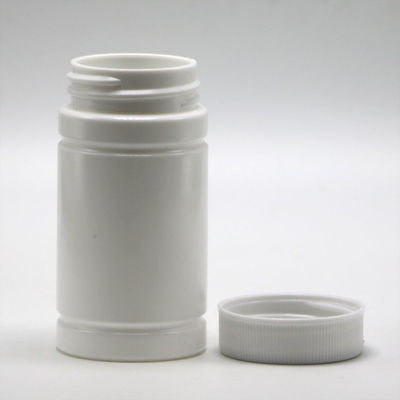 Child Proof Cap 80ML PE Plastic Bottle for Tablet Screw Cap Sealing Type Free Samples
