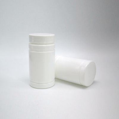 Child Proof Cap 80ML PE Plastic Bottle for Tablet Screw Cap Sealing Type Free Samples
