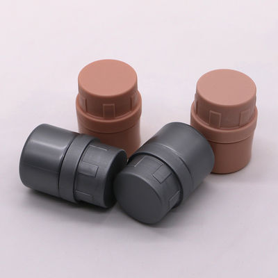 25ml White HDPE Empty Refillable Solid Medicine Capsule Bottle for Chemical Powder