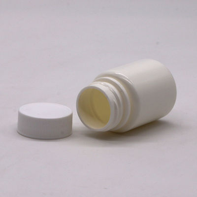 Pill Capsule Tablet 40CC Bottle with Screw Cap HDPE Material Custom Label Printing