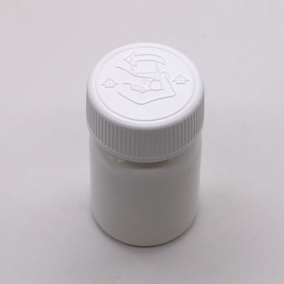 Small Capacity 40ml HDPE Plastic Bottle with Screw Cap and Custom Label Printing