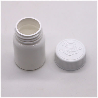 Small Capacity 40ml HDPE Plastic Bottle with Screw Cap and Custom Label Printing