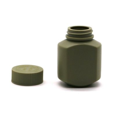 Child-Resistant Cap HDPE 60ml Square Plastic Bottles for Tablets and Organic Capsules